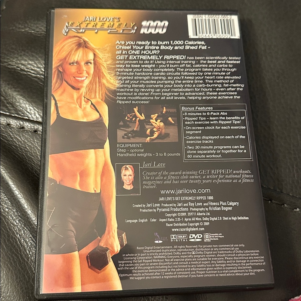 Jari Love's Get Extremely Ripped workout DVD - Picture 2 of 3